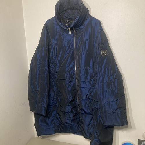 Piumino imbottito blu VERSACE 19 69 "Abbigliamento Sportivo" 3XL donna