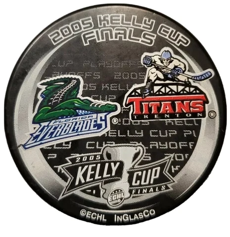 2005 ECHL FINALS FLORIDA EVERBLADES VS TRENTON TITANS LIMITED PRODUCTION PUCK Cover