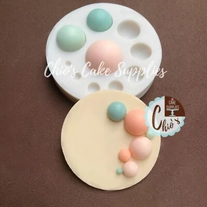 Bubbles /Pearls / Balloons Silicone Mold, 10 cavities, 10 different sizes - Picture 1 of 10