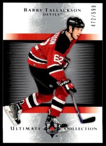 2005-06 Upper Deck Ultimate Collection Barry Tallackson Rookie /599 New Jersey