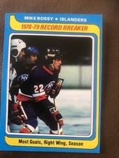 RARE! 2003 Topps Vintage Stamped  Buyback MIKE BOSSY 1979-80 Record Breaker
