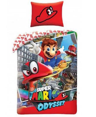 SUPER MARIO  ~  Nintendo   Cappy    Single Doona  Quilt Cover  Licensed New • 67$