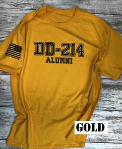 DD-214 Alumni Military T-shirt. 120G - Picture 1 of 22