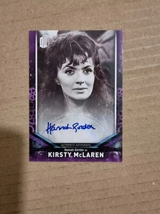 DOCTOR WHO SIGNATURE SERIES TRADING AUTOGRAPH CARD HANNAH GORDON KIRSTY TOPPS .. - Picture 1 of 2
