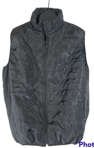 Winter Vest Men s XXXL Black Insulated Nylon Shell, Polyester Fill - Picture 1 of 3
