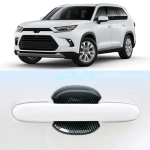 For Lexus TX350 TX500h TX550h+ Carbon Fiber Car Door Handle Bowl Cup Cover Trim - Picture 1 of 7