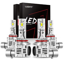 4x Lasfit 9005 9006 LED Headlight Bulb HB3 HB4 High Low Beam Bright LAair Series