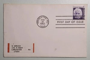 Albert Einstein 8 cent United States First Day Cover (addressed) NC #1 - Picture 1 of 2