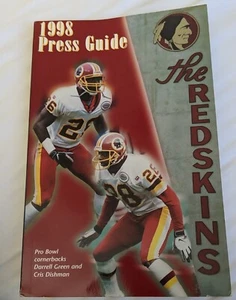 NFL Washington Redskins Press Guide 1998 Vintage Football - Picture 1 of 5