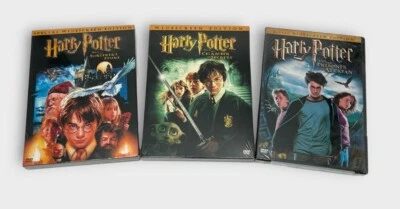 Harry Potter Widescreen Edition Year 1-3 DVD Lot of 3 - NEW SEALED - Image 1 of 4