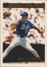 Jeff Granger 1995  Topps Star Track #241 Kansas City Royals Baseball