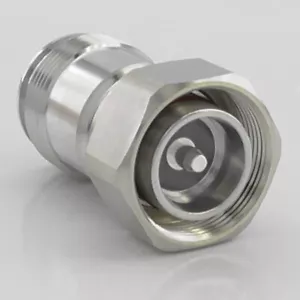 Protector de ahorro de enchufe 4,3-10 macho a 4,3-10 hembra adaptador de RF, PIM bajo DC-6 GHz - Imagen 1 de 5