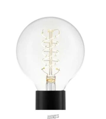 40-Watt Equivalent G25 Dimmable Fine Filament LED Vintage Edison Light Bulb 2pk - Image 1 of 2