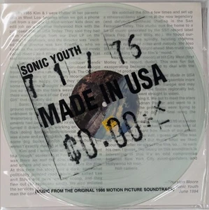 SONIC YOUTH Made in USA SEALED LP Clear Vinyl - Picture 1 of 2