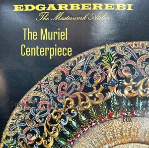 I Am Edgar Berebi Muriel Center piece , 7.5 Lb 14 inches wide 4.25 1600 Stones
