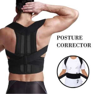 Corrector de postura de espalda soporte de hombro cinturón soporte para dolor terapia recta unisex - Imagen 1 de 13