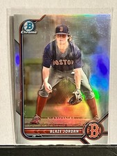2022 Bowman National Convention - Blaze Jordan - Chrome Topps Promo RED SOX