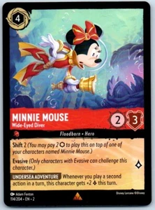 Minnie Mouse Wide Eyed Diver Disney Lorcana Karte - Bild 1 von 2