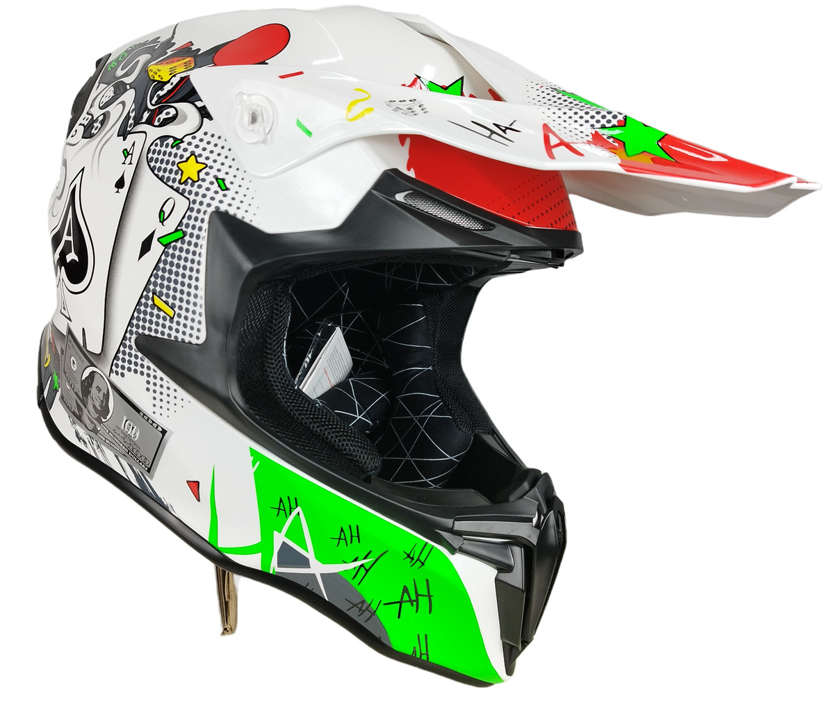 Casco Enduro ProtectWEAR Casco Cross Casco Moto Con Visiera