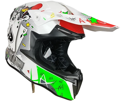 Casque Moto Cross Enduro Quad Off Road Homologué CE 22.06 - Photo 1/4