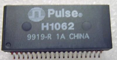 H1062 PULSE 1A TELECOM TRANSFORMER Type  10/100Base-TX Quad Port  - Image 1 of 2