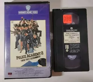 VHS Movie Police Academy 2 First Assignment 1985 Warner Home Video Clamshell - Picture 1 of 3