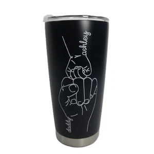 Like Father Like Daughter Oh CRAP Daddy & Ashley 20 OZ Stainless Steel Tumbler - Picture 1 of 7