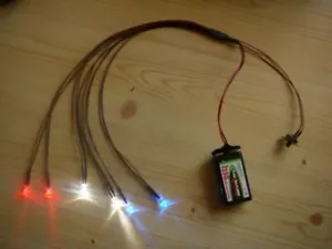 LED Beleuchtung Xenon RC Tuning Unterbodenbeleuchtung 1:8 1:10 1:18 1:24 S070 - Bild 1 von 4
