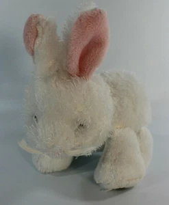 Lil Kinz Rabbit White Pink Bunny Webkinz Ganz Plush Toy Lovey No Code - Picture 1 of 4
