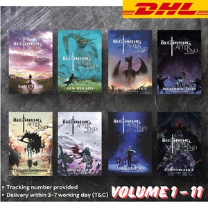 The Beginning After The End Vol 1-11 Light Novels Full Set English Fast Ship - Imagen 1 de 12