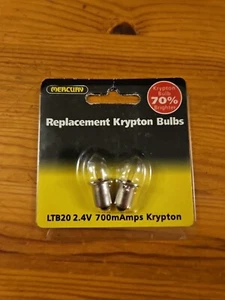 2 PACK KRYPTON TORCH BULB 3.6V 750mA REPLACEMENT FLASHLIGHT BULBS LTB21 - NEW - Picture 1 of 2