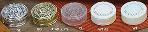 Plastic Mini Gift Box Round Party Favor Decoration Wedding Bridal Shower Elegant - Picture 1 of 11
