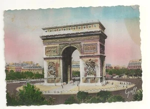 Postal vintage de París L'Arc de Triumphe de I'Etoile ENVÍO GRATUITO - Imagen 1 de 2