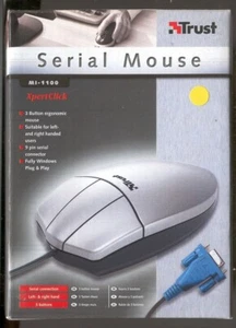 MOUSE SERIALE trust NEW 3 tasti NUOVO db9 rs232 dos-windows microsoft ITALIA a0 - Imagen 1 de 2