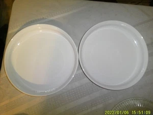 2 PENTOLE GRANDI IN PORCELLANA CORNING WARE ABBINATE EFFETTO TORTIERA - Foto 1 di 5