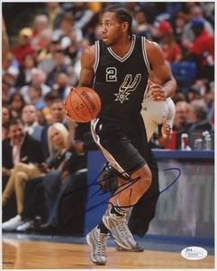 Kawhi Leonard Spurs Raptors Autographed Signed 8x10 Photo JSA COA 29524 - Picture 1 of 3