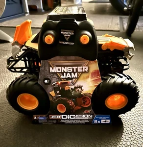 2025 Spin Master Monster Jam JCB Digatron Remote Control Truck 1:24 New - Picture 1 of 4