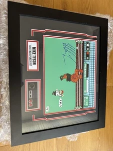 Mike Tyson Signed Punch Out Autograph Framed Photo W/Nintendo Controller AFTAL - Picture 1 of 9