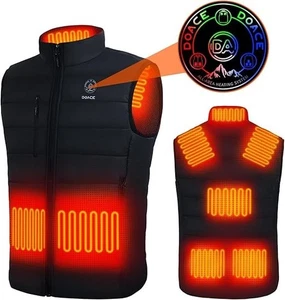 DOACE Smart Electric Heated Jacket Vest Men XL Lightweight -Battery Not Included - Picture 1 of 24