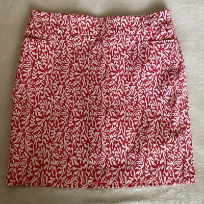 NWT CHICO'S Sz 0 (4) Brigitte Pull-On Reef Print Skort - Watermelon Punch - Image 1 of 4