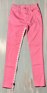 Girls Pink OLD NAVY Rockstar Jeggings Stretch Hi-Rise Pants Jeans Size 18 NWOT - Picture 1 of 7