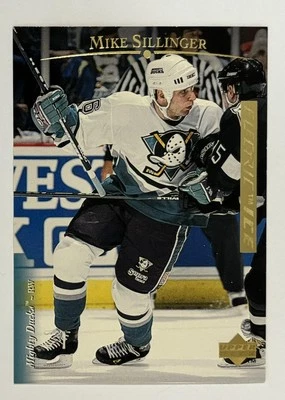 Mike Sillinger 1995-96 Upper Deck Electric Ice Gold #72 - Anaheim Mighty Ducks - Image 1 of 2