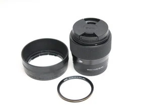 Sigma 56mm 1:1.4 DC DN Lens With hood and filter For Sony E-mount - Picture 1 of 7