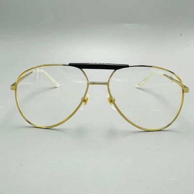 Gafas de sol transparentes GUCCI GG0242S aviador usadas por Shinjo Fashion Accessories e471 Foto 1 de 4