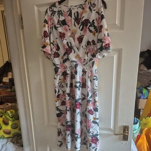 Peacocks Dress Size 16 Short Sleeved - Picture 1 of 7