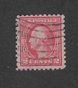 Scott # 425, 2 cents rose red, George W , 1914, VF+ - Picture 1 of 1
