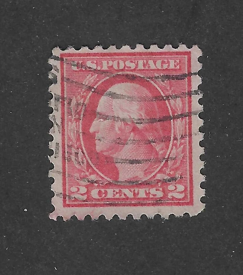 Scott # 425, 2 cents rose red, George W , 1914, VF+ - Image 1 of 1