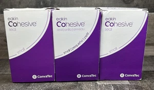 Total of 3 boxes ConvaTec Eakin Cohesive Seals 839002, 1 7/8 in, NEW - Box of 20 - Picture 1 of 6