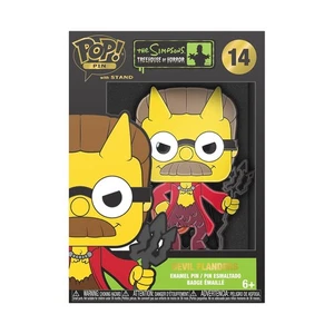 Loungefly Large Enamel Pin HORROR: SIMPSONS - Ned Flanders - DEVIL FLANDERS - th - Picture 1 of 3