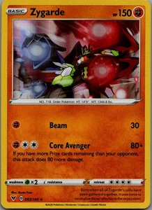 Zygarde Holo Rare SWSH04: Vivid Voltage 093/185 NM - Picture 1 of 2
